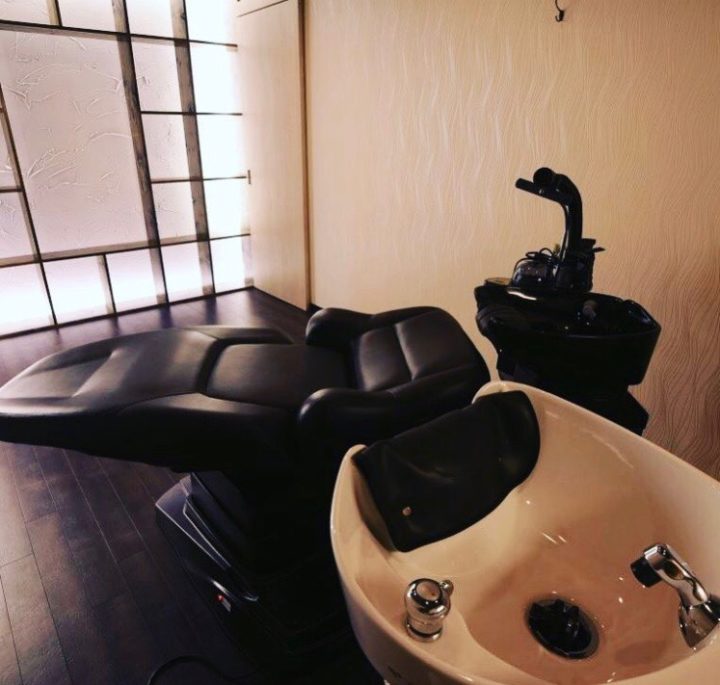 静かにヘッドスパを過ごせる癒しの空間